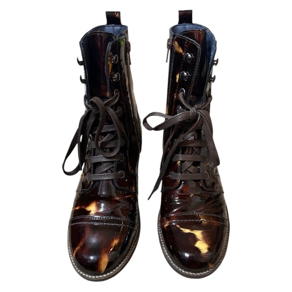 EUC - Unity in Diversity - Liberty Combat Boot - Fantasia Tan - Size 39 - Picture 3 of 4